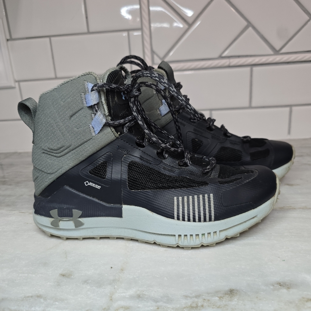 Under Armour Women’s Size 6.5 Gore-Tex Hiking Boots Michelin Outsole Trail Shoes